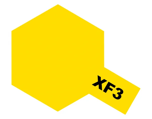Tamiya Acrylic Mini Paints XF-3 Flat Yellow