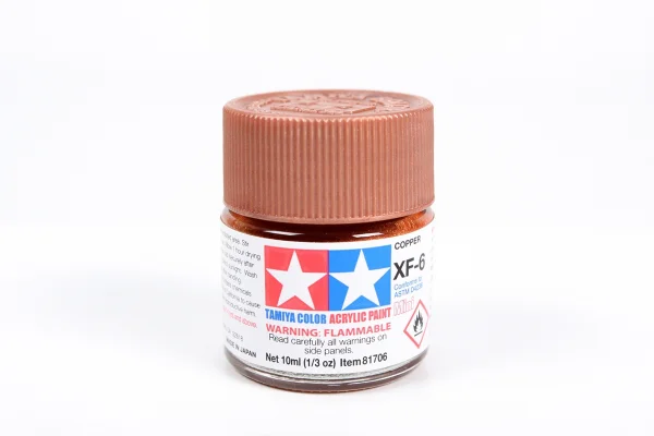 Tamiya Acrylic Mini Paints XF-6 Copper