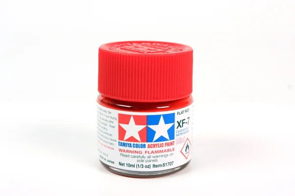 Tamiya Acrylic Mini Paints XF-7 Flat Red