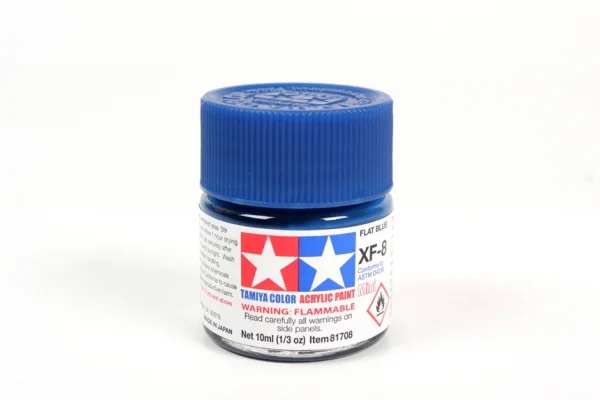 Tamiya Acrylic Mini Paints XF-8 Flat Blue