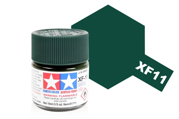 Tamiya Acrylic Mini Paints XF-11 J.N. Green ** CLEARANCE **