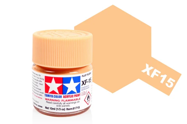 Tamiya Acrylic Mini Paints XF-15 Flat Flesh