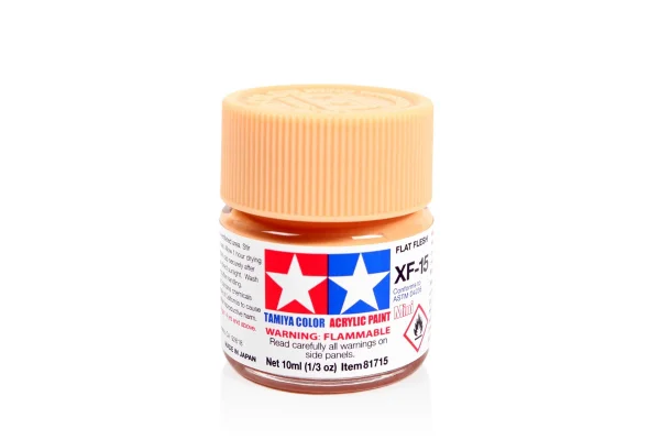 Tamiya Acrylic Mini Paints XF-15 Flat Flesh