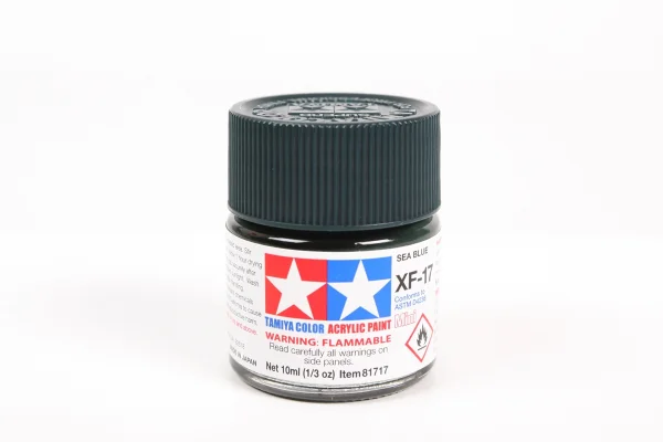Tamiya Acrylic Mini Paints XF-17 Sea Blue — image 4 of 4