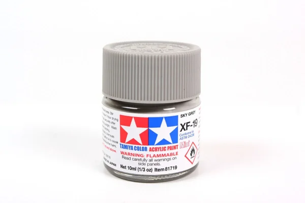 Tamiya Acrylic Mini Paints XF-19 Sky Grey — image 4 of 4