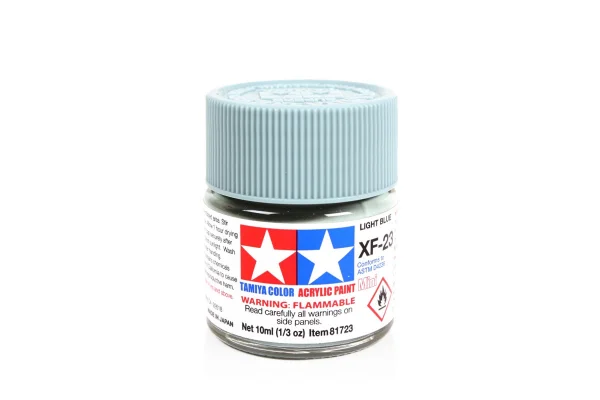 Tamiya Acrylic Mini Paints XF-23 Light Blue