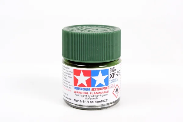 Tamiya Acrylic Mini Paints XF-26 Deep Green