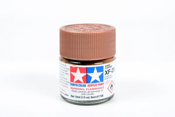 Tamiya Acrylic Mini Paints XF-28 Dark Copper — image 4 of 4