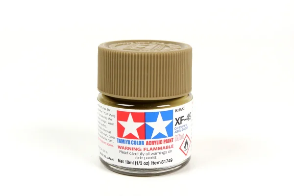 Tamiya Acrylic Mini Paints XF-49 Khaki