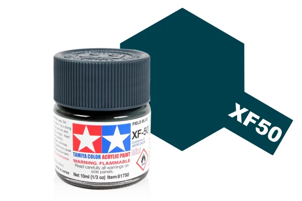 Tamiya Acrylic Mini Paints XF-50 Field Blue