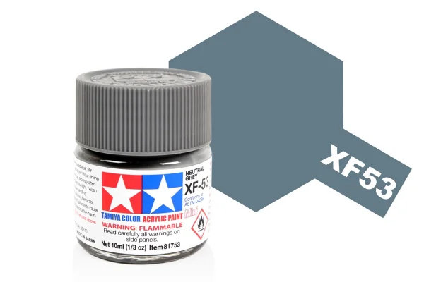 Tamiya Acrylic Mini Paints XF-53 Neutral Grey