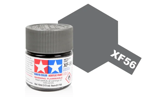 Tamiya Acrylic Mini Paints XF-56 Metallic Grey