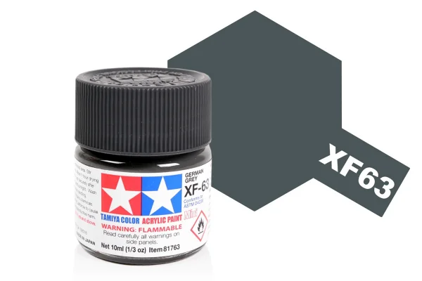 Tamiya Acrylic Mini Paints XF-63 German Grey