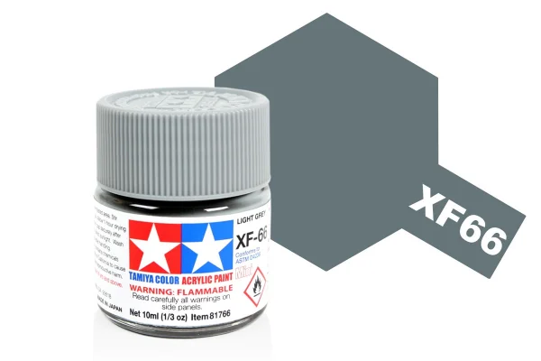 Tamiya Acrylic Mini Paints XF-66 Light Grey