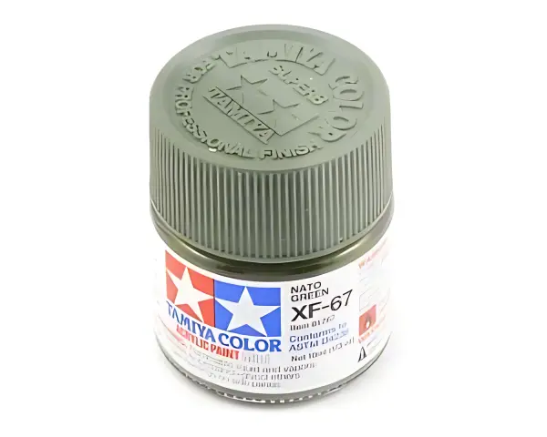 Tamiya Acrylic Mini Paints XF-67 NATO Green — image 1 of 4