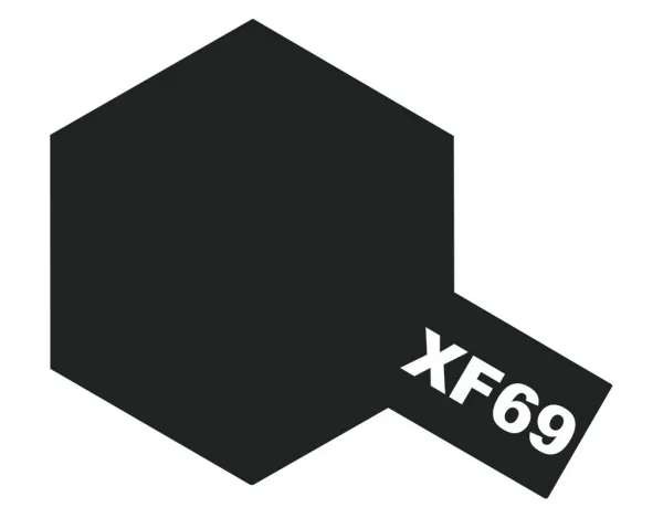 Tamiya Acrylic Mini Paints XF-69 Nato Black