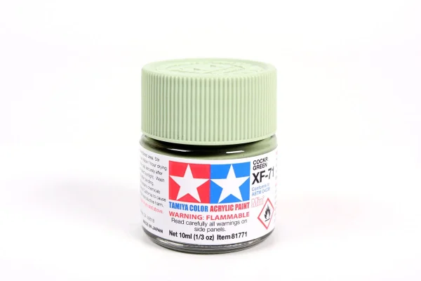 Tamiya Acrylic Mini Paints XF-71 Cockp.Green