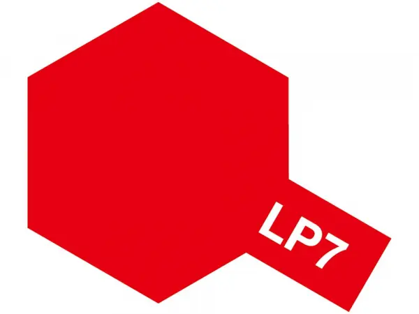 Tamiya Lacquer Paint LP-7 Pure Red &mdash; image 6 of 6