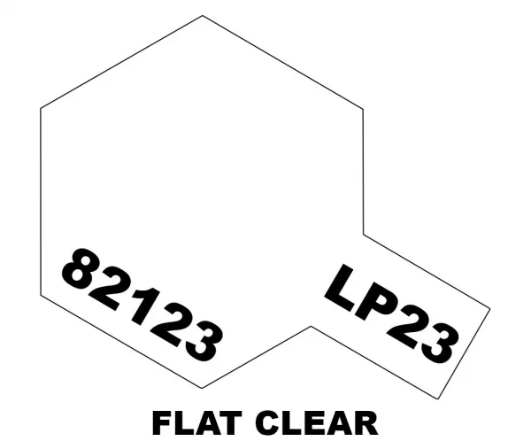 Tamiya Lacquer Paint LP-23 Flat Clear