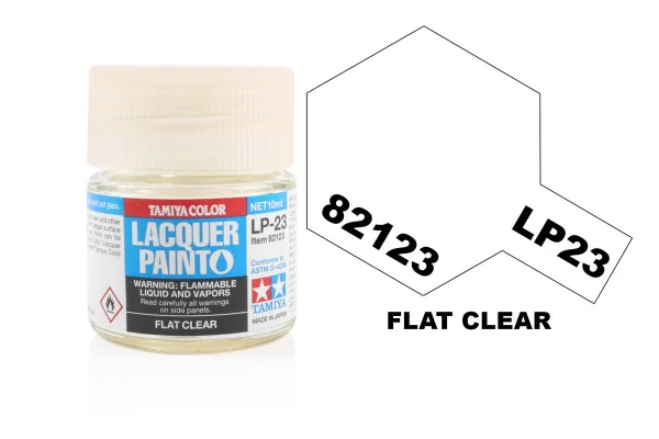 Tamiya Lacquer Paint LP-23 Flat Clear