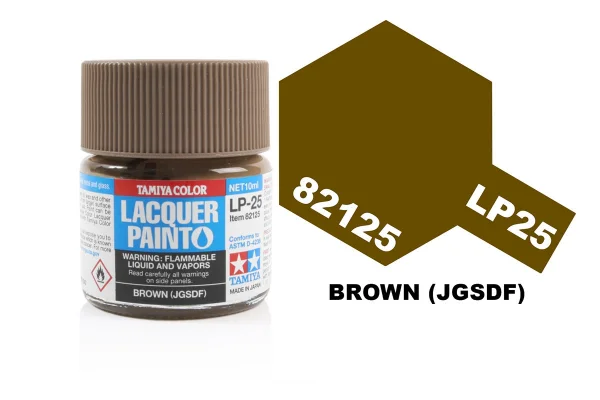 Tamiya Lacquer Paint LP-25 Brown (Jgsdf) ** CLEARANCE **
