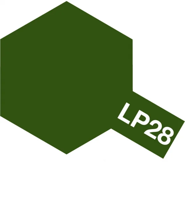 Tamiya Lacquer Paint LP-28 Olive Drab &mdash; image 5 of 5