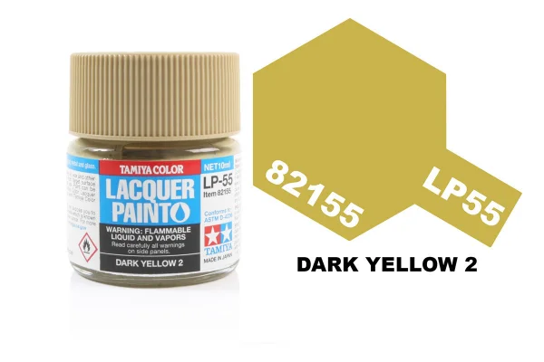 Tamiya Lacquer Paint LP-55 Dark Yellow 2 ** CLEARANCE **