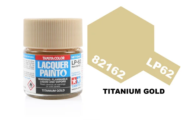 Tamiya Lacquer Paint LP-62 Titanium Gold ** CLEARANCE **