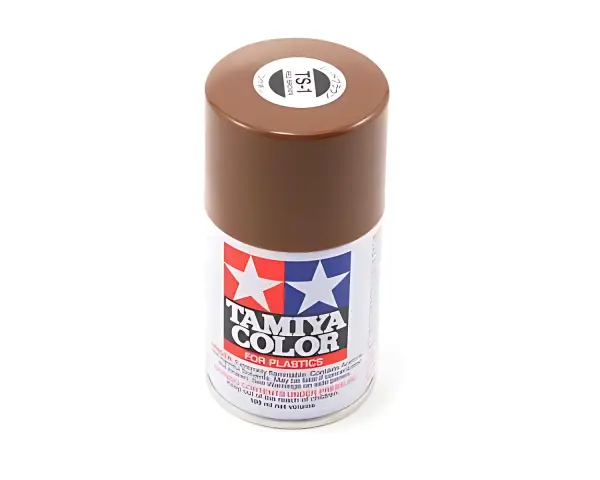 Tamiya Spray Paint TS-1 Red Brown — image 1 of 3