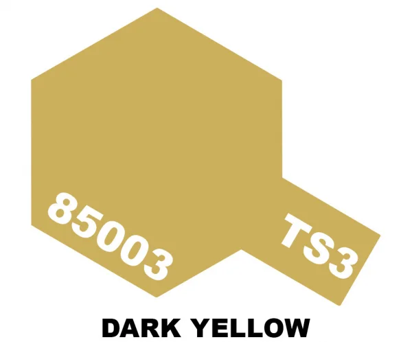 Tamiya Spray Paint TS-3 Dark Yellow