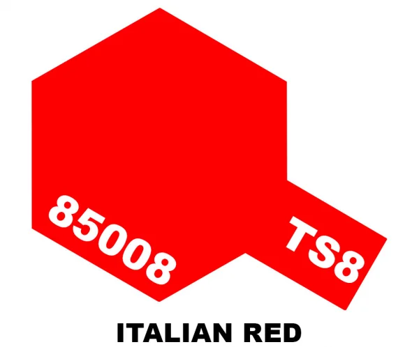 Tamiya Spray Paint TS-8 Italian Red
