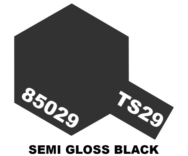Tamiya Spray Paint TS-29 Semi Gloss Black
