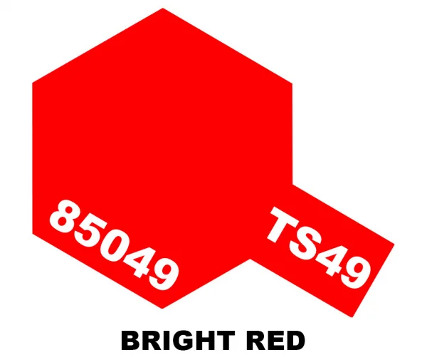Tamiya Spray Paint TS-49 Bright Red