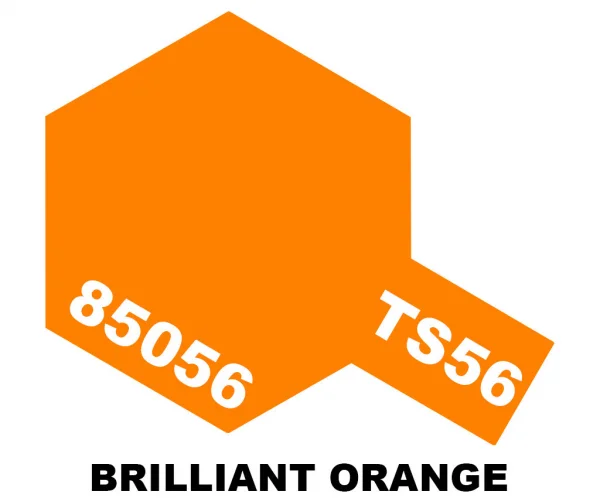 Tamiya Spray Paint TS-56 Brilliant Orange