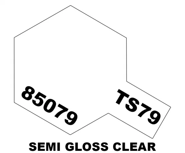 Tamiya Spray Paint TS-79 Semi Gloss Clear