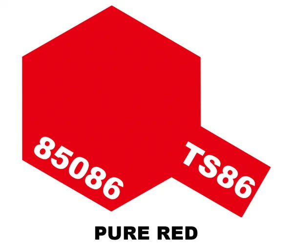 Tamiya Spray Paint TS-86 Pure Red