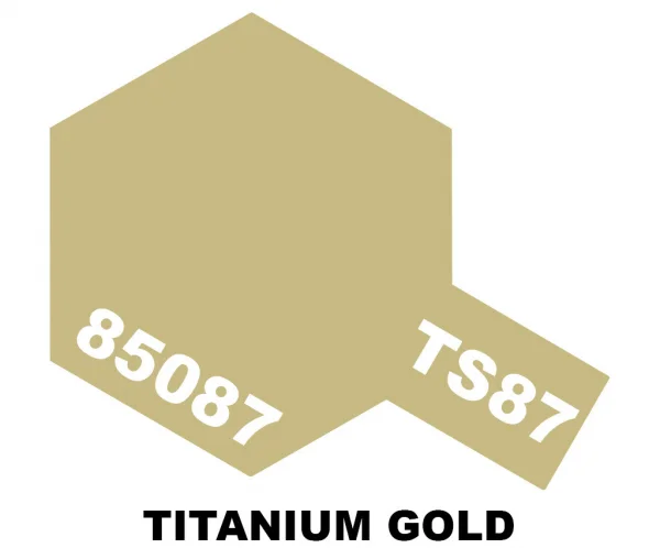 Tamiya Spray Paint TS-87 Titanium Gold