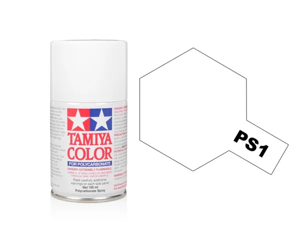Tamiya Lexan Spray Paint - PS-1 White
