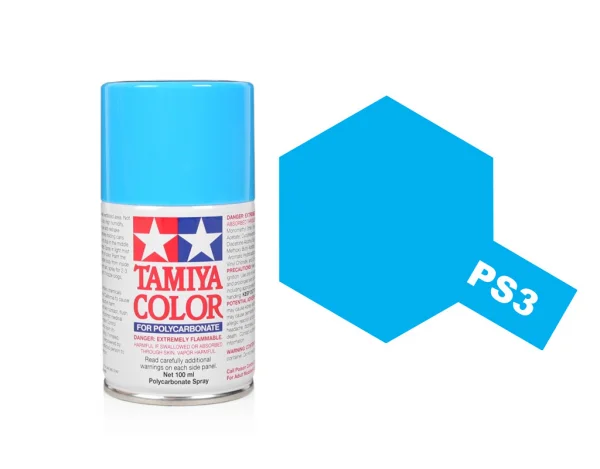 Tamiya Lexan Spray Paint - PS-3 Light Blue