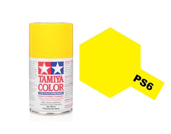 Tamiya Lexan Spray Paint - PS-6 Yellow