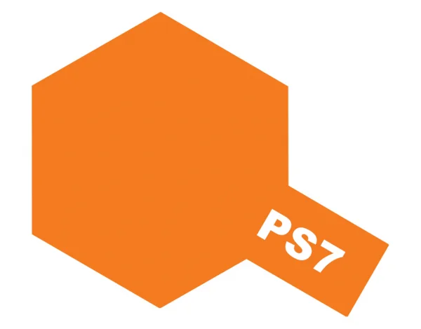 Tamiya Lexan Spray Paint - PS-7 Orange
