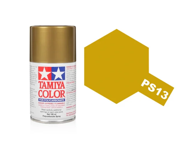 Tamiya Lexan Spray Paint - PS-13 Gold