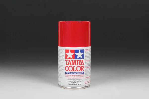 Tamiya Lexan Spray Paint - PS-15 Metallic Red