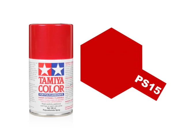 Tamiya Lexan Spray Paint - PS-15 Metallic Red