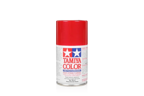 Tamiya Lexan Spray Paint - PS-15 Metallic Red