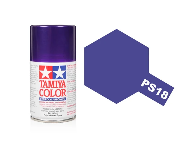 Tamiya Lexan Spray Paint - PS-18 Metallic Purple