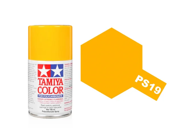 Tamiya Lexan Spray Paint - PS-19 Camel Yellow