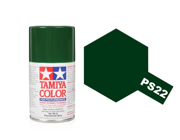 Tamiya Lexan Spray Paint - PS-22 Racing Green