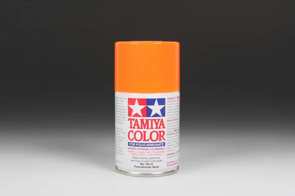 Tamiya Lexan Spray Paint - PS-24 Fluroescent Orange