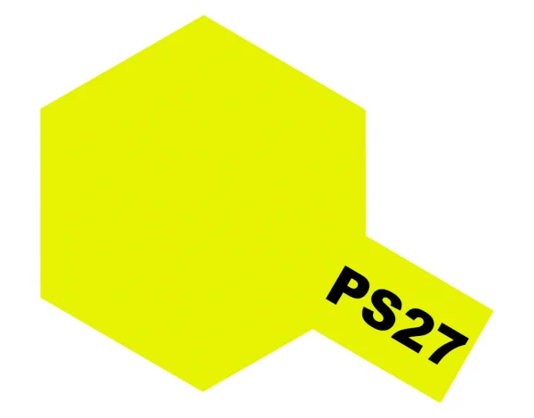 Tamiya Lexan Spray Paint - PS-27 Fluroescent Yellow